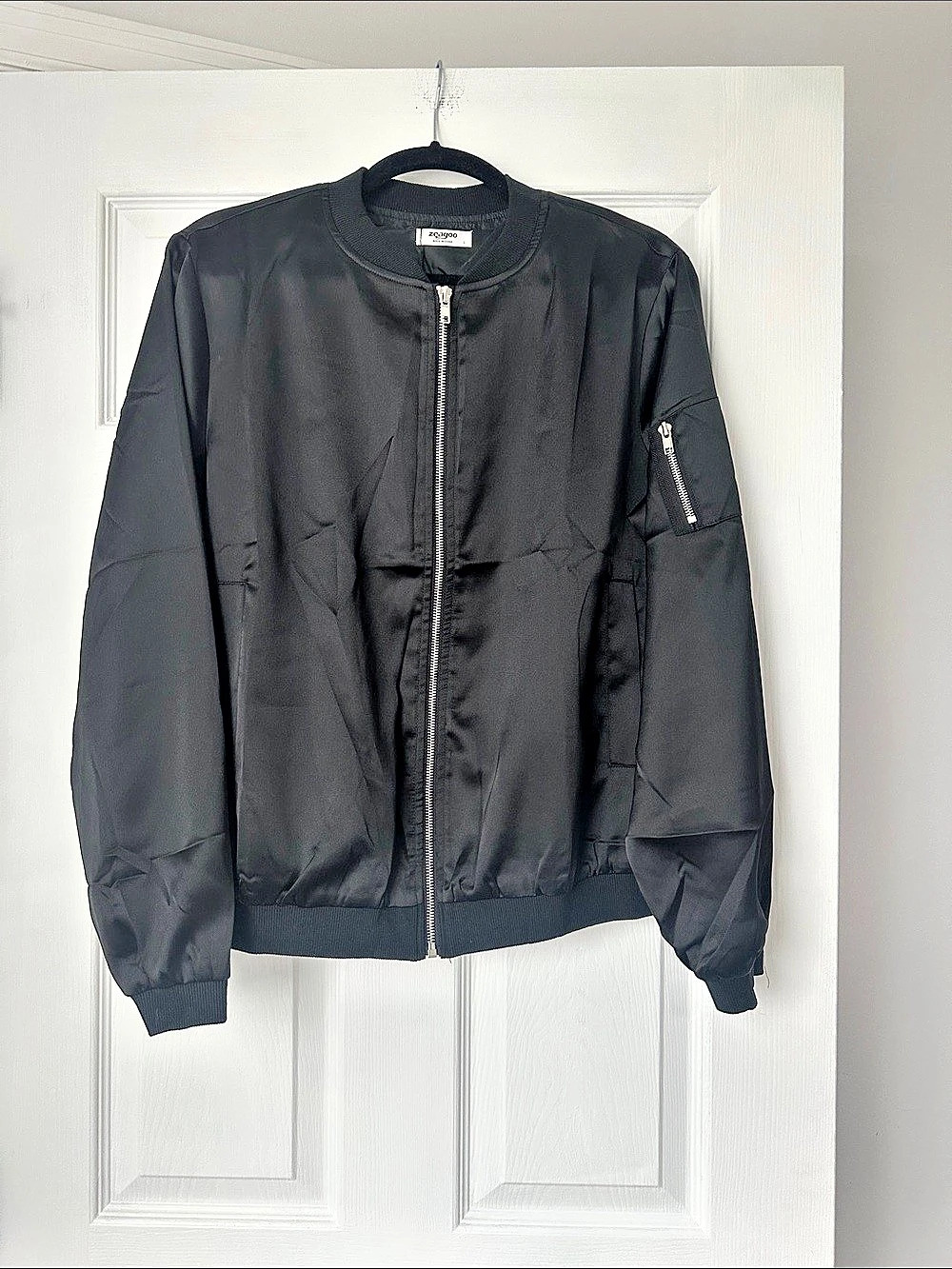 Black Bomber Jacket